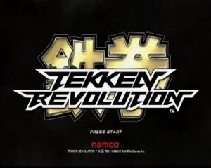 Tekken Revolution Title Screen